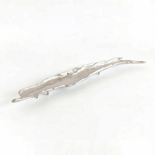 Boat tray silver long - boat,