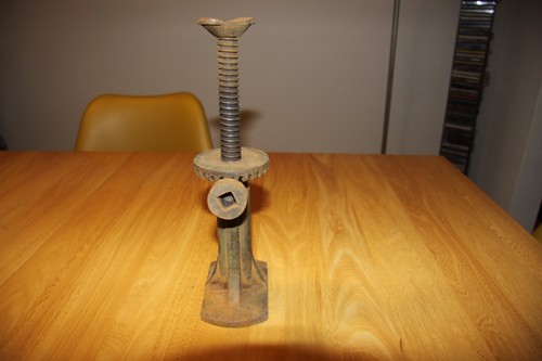 Vintage car screw jack - car,