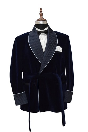 Men navy blue satin - blue,