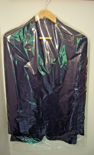 Clear plastic garment covers - clear,