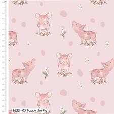 Farmyard Animals Fabric 112cm