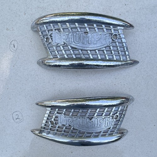Triumph fuel tank - triumph, badges