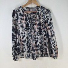 Basque womens blouse top size