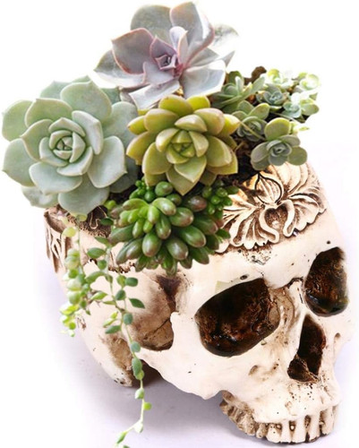 Creative flower pot resin - flower,