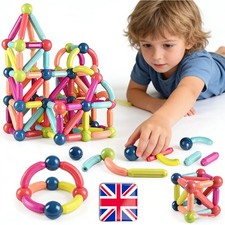 64Pcs Magnetic Tiles Building