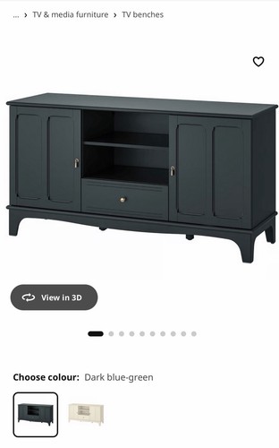 Ikea unit dark - tv, blue