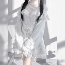 Liz Lisa Fluffy Sweater White