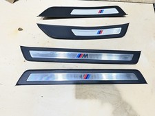 BMW M SPORT DOOR SILL KICK PlATE FULL  SET FITS 5 SERIES F10 F11 8050051 8050054