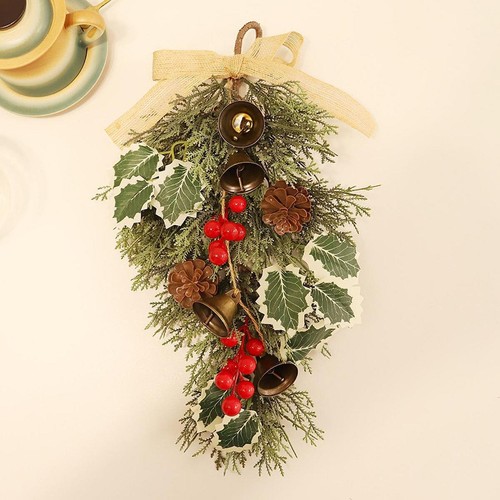 Christmas teardrop wreath - christmas,