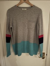 WOOLOVERS GREY MIX LONG SLEEVE JUMPER SIZE MEDIUM
