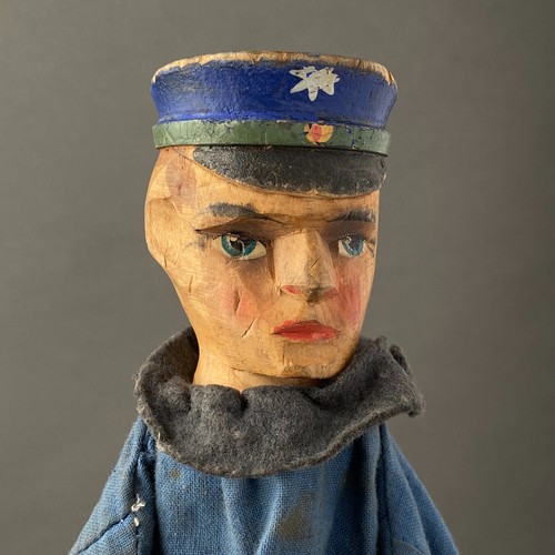 Policeman hand puppet - policeman,
