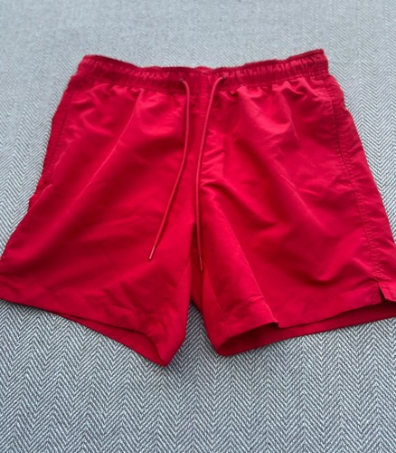 Men red swim shorts - men’s,