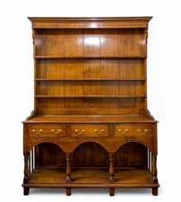 Vintage Carved Oak Dresser