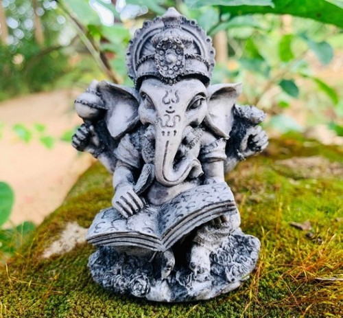 Ganesha stone statue lord - ganesha,