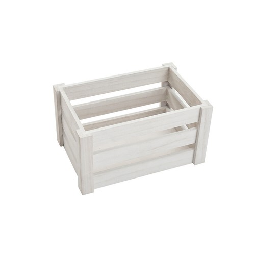 Washed plain wooden crate - plain,