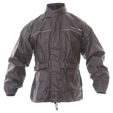 Frank Thomas BGT Rain Motorcycle Over Jacket Black