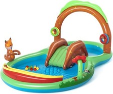 Bestway Friendly Woods WATER PADDLING POOL PLAY CENTER 2.95 1.99 m x 1.30 m 