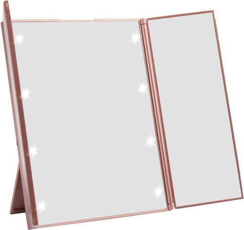 Rose gold trifold led - gold,