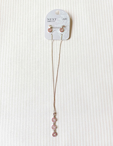 Next silver tone - tone, necklace