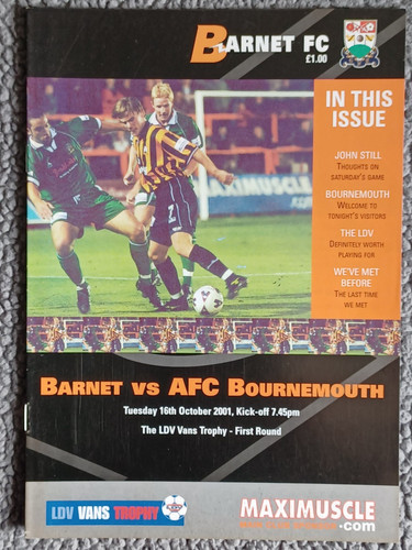 Barnet afc bournemouth ldv - bournemouth,