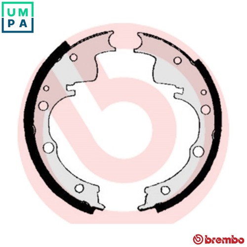 Brake shoe set 502 - brake, s