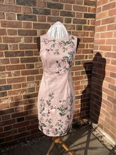 Hobbs Fiona Dress, Pale Pink Multi