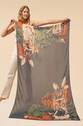 Powder design scarf gardening - powder,