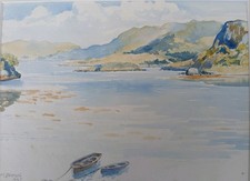 A L Brown 1947 Original Framed