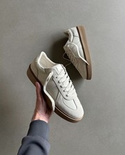 ARNE Classic Court Trainer Stone / Gum Size UK 11 Brand New Never Worn With Box