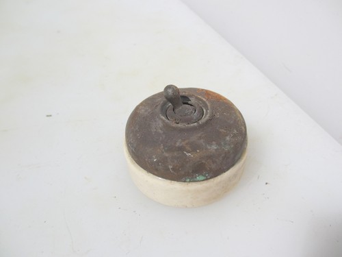 Antique brass ceramic - brass, light