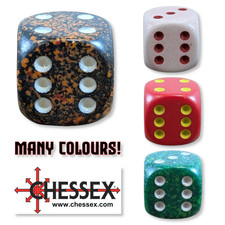 Chessex D6 Six-Sided Dice 16mm