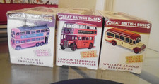 JOBLOT DIECAST REPLICA ATLAS EDITIONS GREAT BRITISH BUSES 1:76 3X