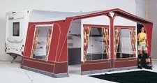 Dorema Montana Awning 1025 - 1050 cm Size 16 Burgandy Steel Frame