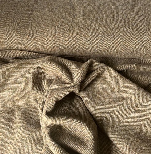 100 wool tweed fabric made - 100%,