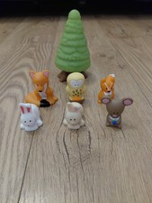 ELC Happyland Forest Animal Figures (Fox, Owl, Squirrel, Mouse, Rabbits)