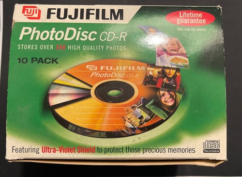 New 10x fujifilm photodisc - new,