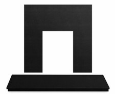 Polished Granite Hearth Set