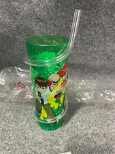 Plastic Cup with Spiral Straw