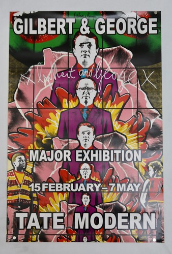 Gilbert and george signed - george.,