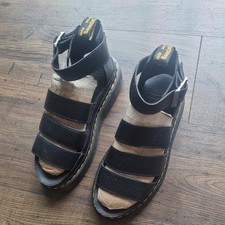 Dr. Martens  UK Size 6.5 Black Clarissa II Quad Leather Sandals
