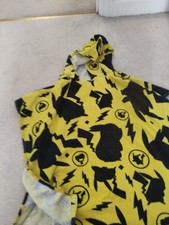 Pokemon Hooded Towel Kids Pikachu Poncho Beachtowel Bath Towel Swimming Wrap