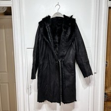 Nicole Farhi Goat Skin Coat