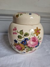 SADLER Floral Lidded Ginger
