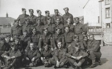 Group of Men in Military Uniform Postcard E32