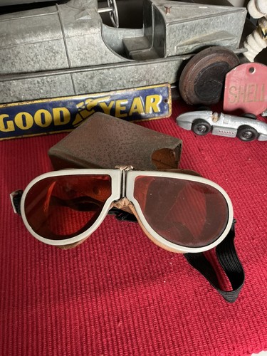 Vintage motorcycle goggles - motorcycle,