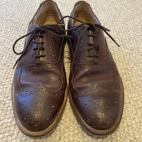 Shoes men brown leather - j,