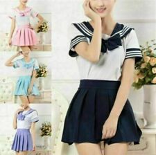 Japanese School Girls Dress Outfit Sailor Uniform Anime Cosplay Costume Suit Hot