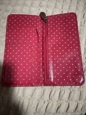 Cath Kidston Red Polka Dot Purse/ Wallet Travel Wallet Documents