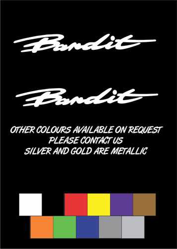 Bandit motorcycle stickers - motorcycle,
