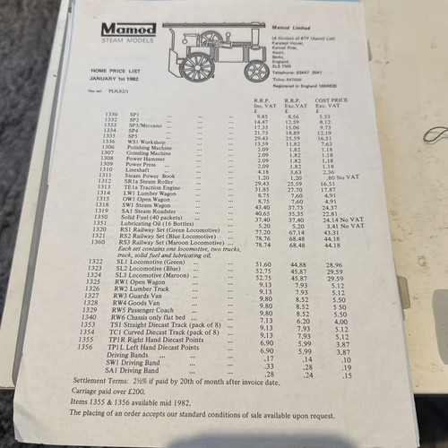 Mamod 1982 steam - mamod,